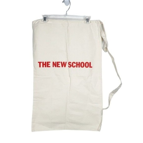 The New School Duffel Sack Tote Canvas Bag - Picture 1 of 10